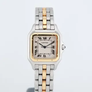 Cartier Panthère 1100 27mm Yellow gold and Stainless steel White