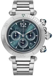 Cartier Pasha Chronograph WSPA0039 41mm Stainless steel Blue