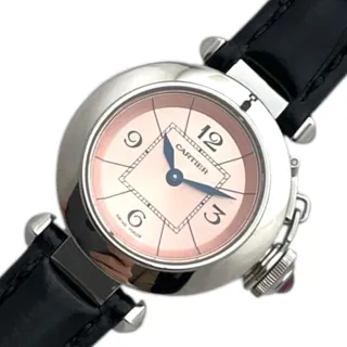 Cartier Pasha W3140026 27mm Stainless steel Pink