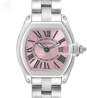 Cartier Roadster W62017V3 36.5mm Stainless steel Pink