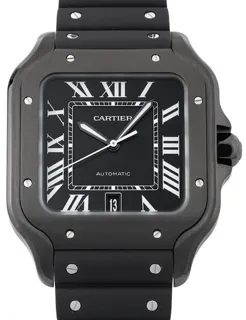 Cartier Santos de Cartier WSSA0039 40mm Stainless steel Black