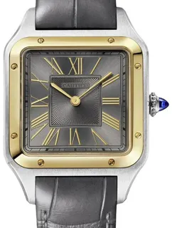 Cartier Santos Dumont W2SA0028 31mm Yellow gold and Stainless steel Gray