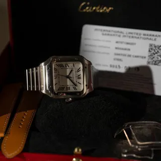 Cartier Santos WSSA0029 35mm Stainless steel Silver