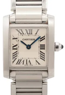 Cartier Tank Française W51008Q3 25mm Stainless steel White