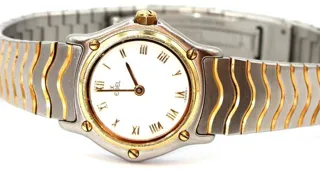 Ebel Sport 1057901 23mm Yellow gold and Stainless steel White