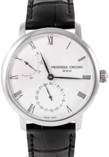 Frédérique Constant Slimline FC-723X3S4-6 40mm Stainless steel Silver