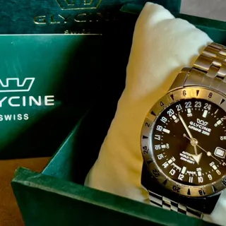 Glycine Airman 3764 42mm Stainless steel Black