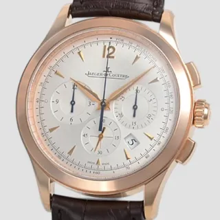 Jaeger-LeCoultre Master Chronograph Q1532520 40mm Rose gold Silver