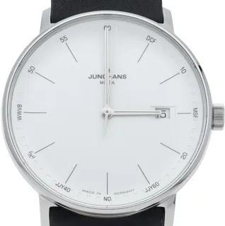 Junghans 058/4930.00 39.5mm Stainless steel White