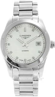 Longines Conquest Classic L2.285.4.87.6 29.5mm Stainless steel White