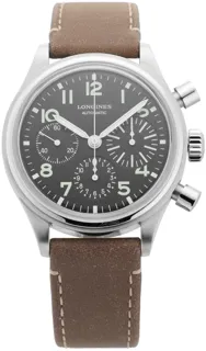 Longines Heritage L2.816.4.53.2 41mm Stainless steel Black