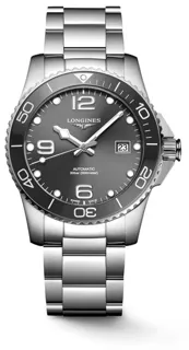 Longines HydroConquest L3.781.4.76.6 41mm Stainless steel Gray