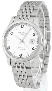 Longines Record L23214766 30mm Stainless steel Silver