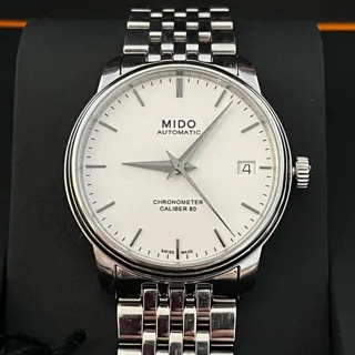 Mido Baroncelli III M027.208.11.011.00 34mm Stainless steel White