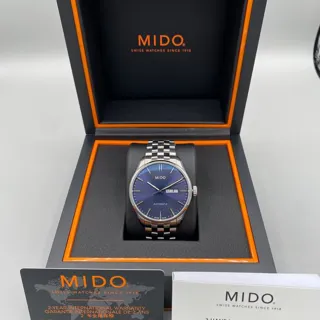 Mido Belluna M024.630.11.041.00 42.5mm Stainless steel Blue