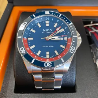 Mido Ocean Star M026.629.11.041.00 44mm Stainless steel Blue