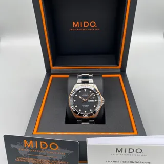 Mido Ocean Star M042.430.21.051.00 42.5mm Stainless steel Black