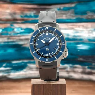 Mühle Glashütte Seebataillon GMT M1-28-62-KB 45mm Titanium Blue