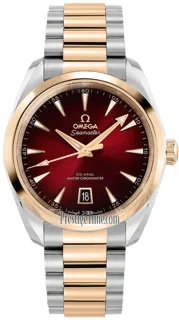 Omega Aqua Terra 220.20.38.20.10.002 Yellow gold and Stainless steel Red