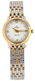 Omega De Ville 424.20.24.60.55.001 24.5mm Yellow gold White