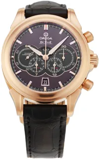 Omega De Ville Chronoscope O42253415213001 Rose gold Brown