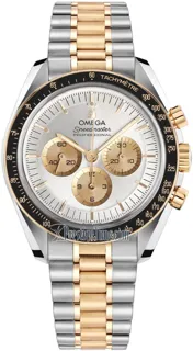 Omega Speedmaster 310.20.42.50.02.001 Yellow gold and Stainless steel Silver