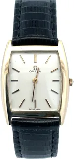 Omega D6791 14k yellow gold Silver