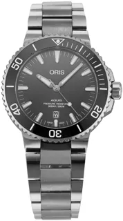 Oris Aquis 01 733 7730 7153-07 8 24 15PEB 44mm Titanium Gray