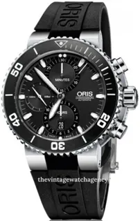 Oris Aquis Chronograph 01 774 7655 4154-07 8 26 01PEB 46mm Ceramic and Stainless steel Black