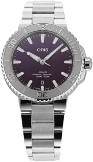 Oris Aquis Date 01 733 7766 4158 05800000031 42mm Stainless steel Red