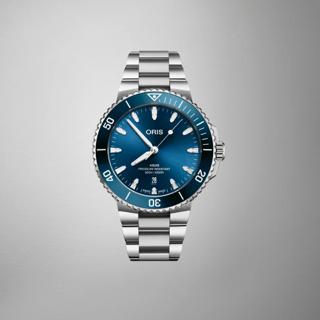 Oris Aquis Date 01 733 7789 4135 44mm Stainless steel Blue