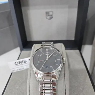 Oris Artelier Pointer Day Date 01 755 7742 4053-07 8 21 88 40mm Stainless steel Gray