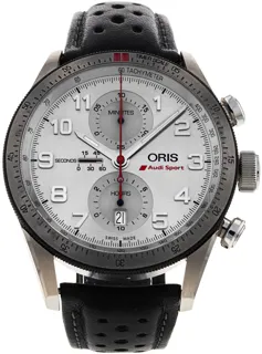 Oris Artix 774 7661 7481 LS 44mm Titanium Silver