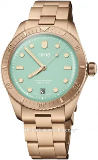 Oris Divers Sixty Five 01 733 7771 3157-07 8 19 15 38mm Bronze Green