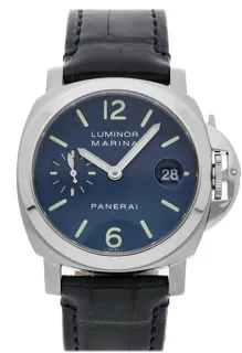 Panerai Luminor PAM 00119 40mm Stainless steel blue