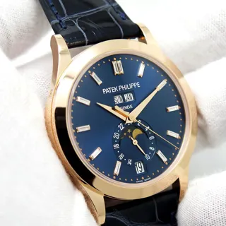 Patek Philippe Annual Calendar 5396R-015 Rose gold Blue