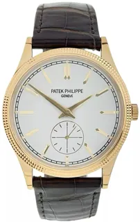 Patek Philippe Calatrava 6119R-001 Rose gold Silver