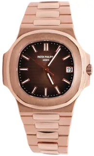 Patek Philippe Nautilus 5711/1R-001 40mm Rose gold Brown