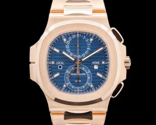 Patek Philippe Nautilus 5990/1R-001 40.5mm Rose gold Blue