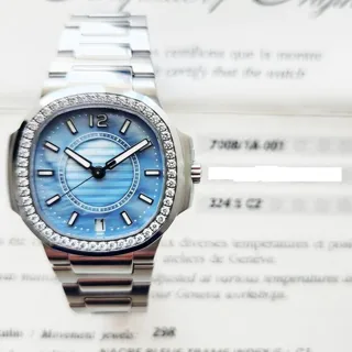 Patek Philippe Nautilus 7008/1A-001 33.5mm Stainless steel Blue