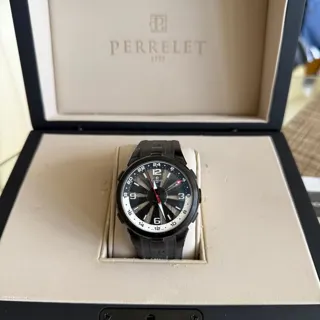 Perrelet 44mm Stainless steel Black