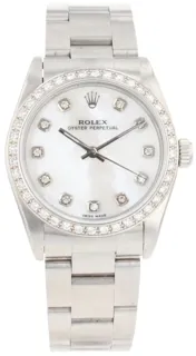 Rolex Oyster Perpetual 67480 Stainless steel White