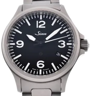 Sinn 856 / 857 856.B 40mm Stainless steel Black