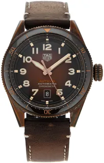 TAG Heuer Autavia WBE5191.FC8276 42mm Bronze and Stainless steel Brown