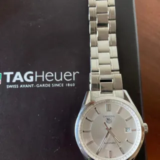 TAG Heuer Carrera Calibre 5 WV211A-3 39mm Stainless steel Silver