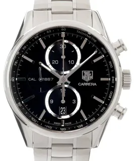 TAG Heuer Carrera CAR2110.BA0724 41mm Stainless steel Black