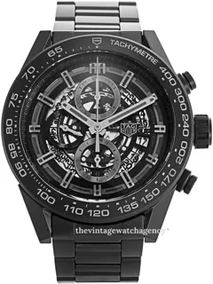 TAG Heuer Carrera CAR2A91.FT6071 45mm Ceramic and Stainless steel Skeletonized