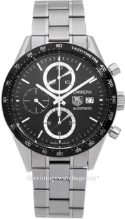 TAG Heuer Carrera CV2010.BA0794 41mm Stainless steel Black