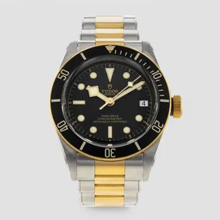 Tudor Black Bay M79733N-0008 41mm Yellow gold and Stainless steel Black