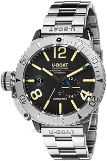 U-Boat Dive Watch 9007/A/MT 46mm Stainless steel Black